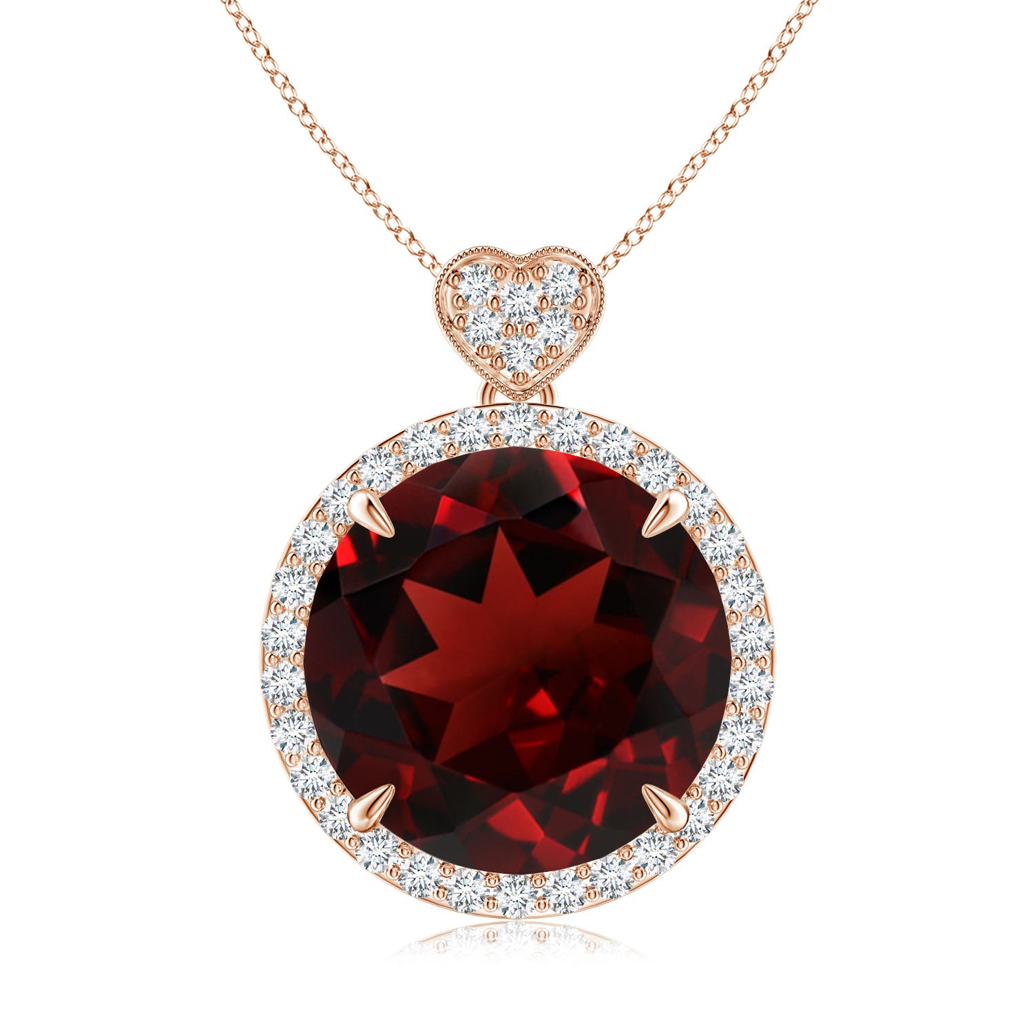 AAA - Garnet / 7.8 CT / 14 KT Rose Gold