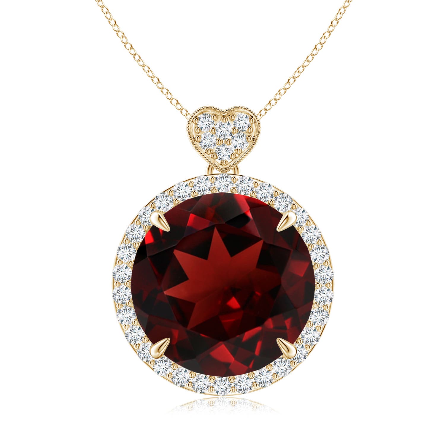 AAA - Garnet / 7.8 CT / 14 KT Yellow Gold