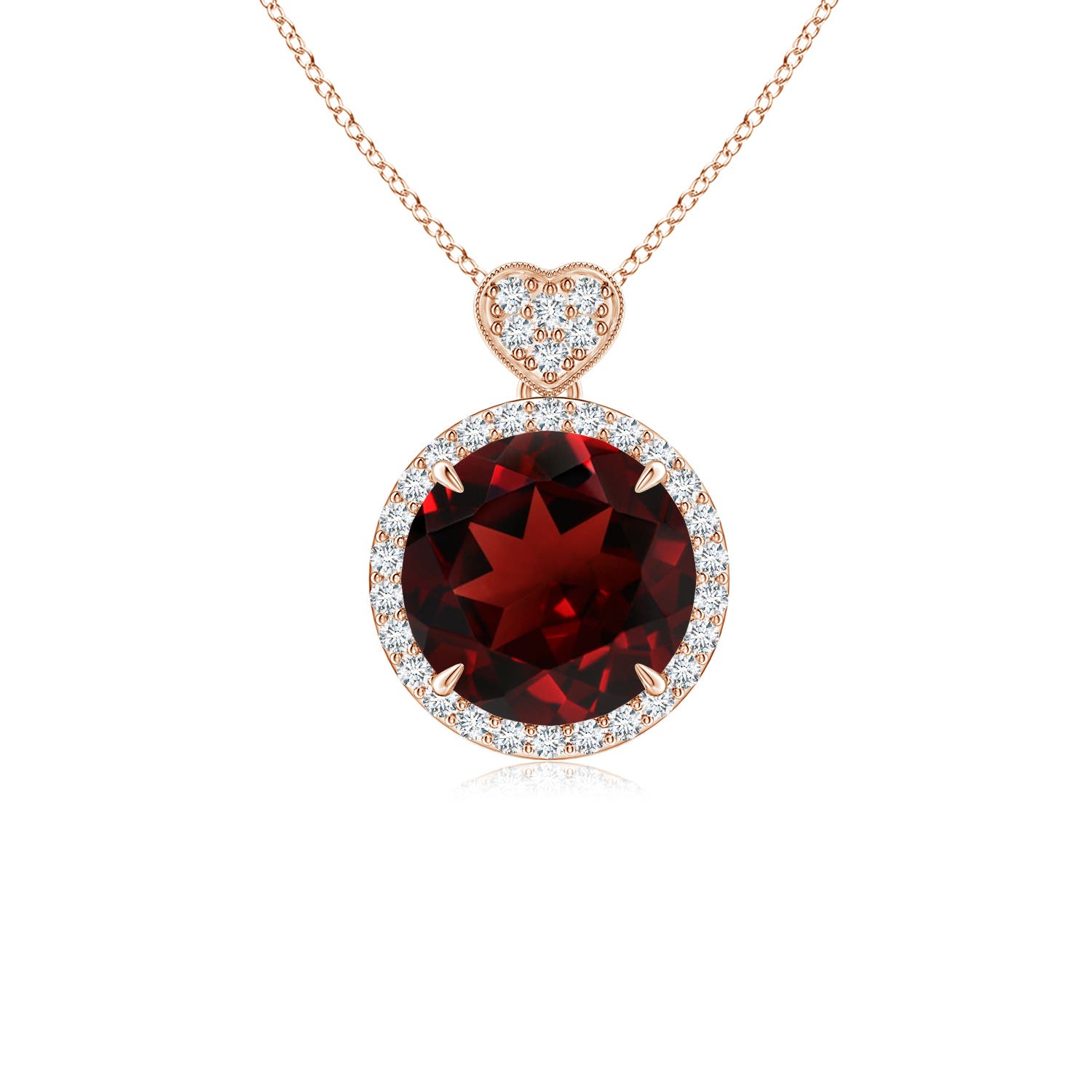 AAA - Garnet / 2.36 CT / 14 KT Rose Gold