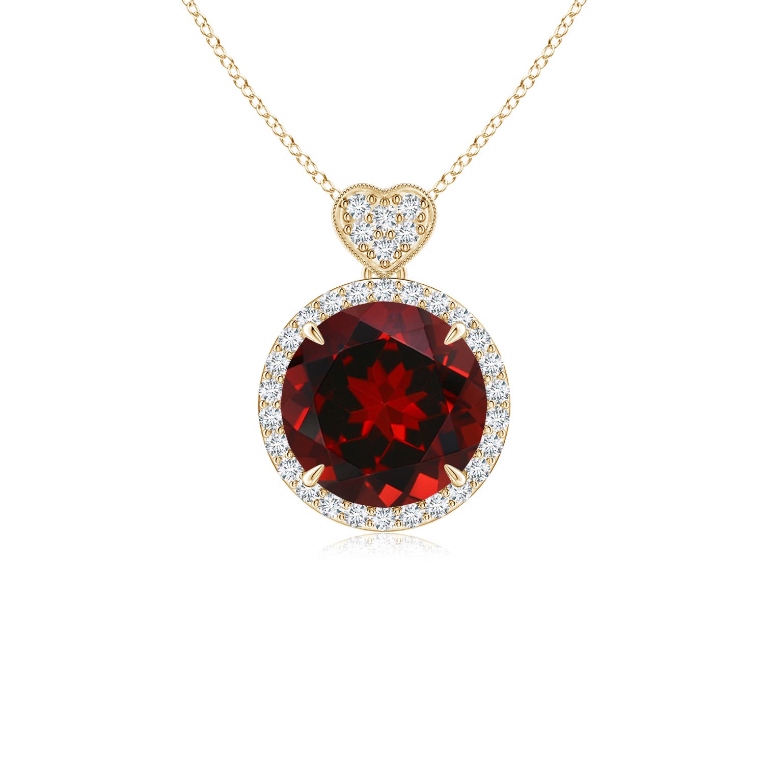 AAAA - Garnet / 2.36 CT / 14 KT Yellow Gold