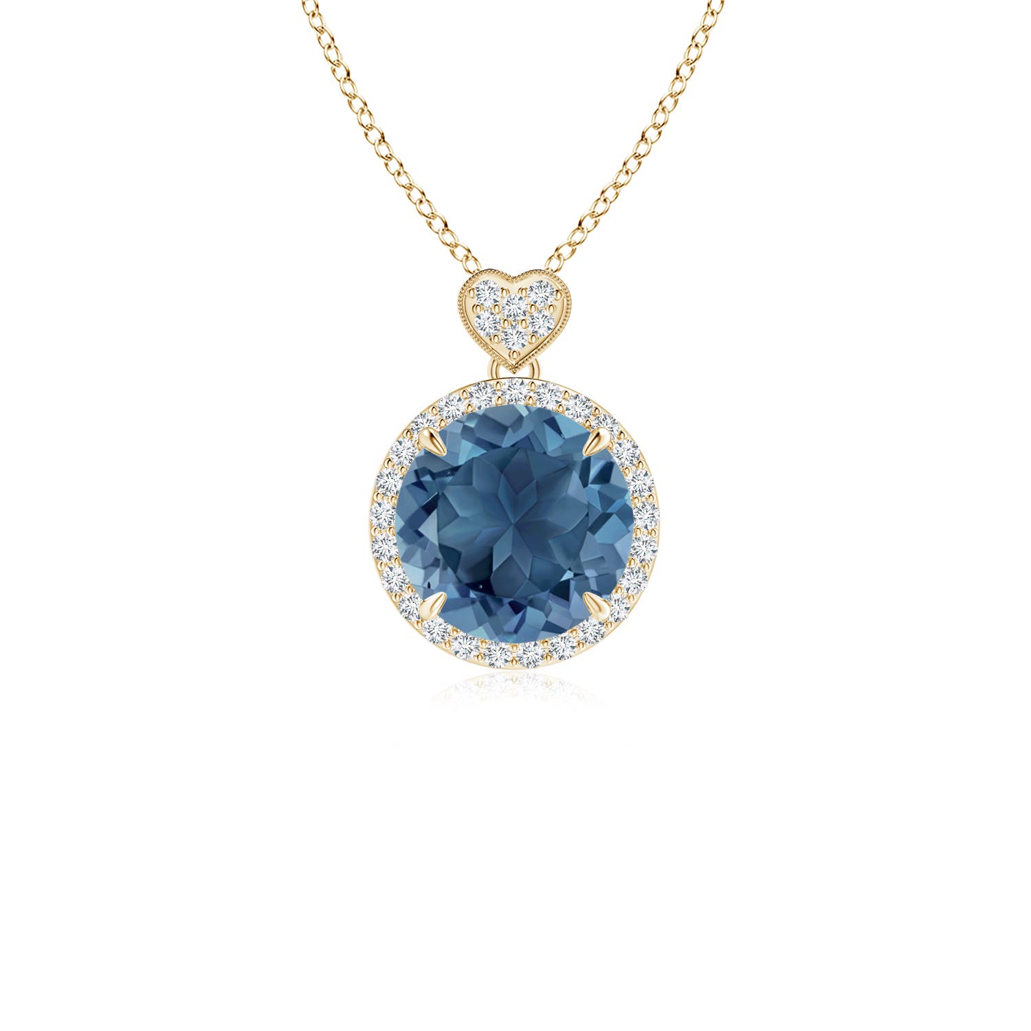 A - London Blue Topaz / 2.51 CT / 14 KT Yellow Gold