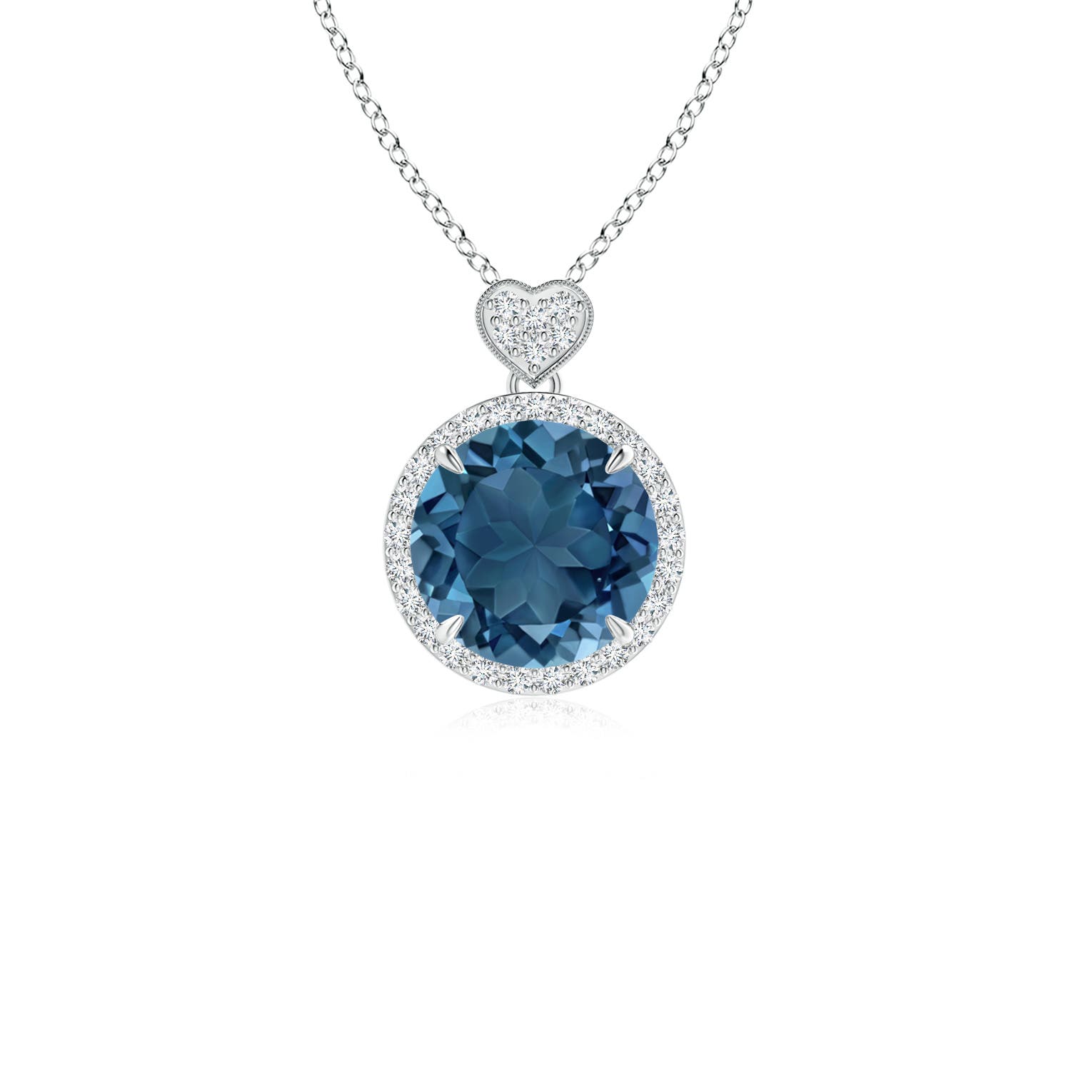 AA - London Blue Topaz / 2.51 CT / 14 KT White Gold