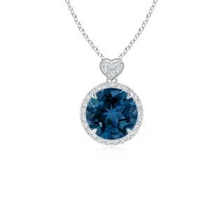 Round AAA London Blue Topaz