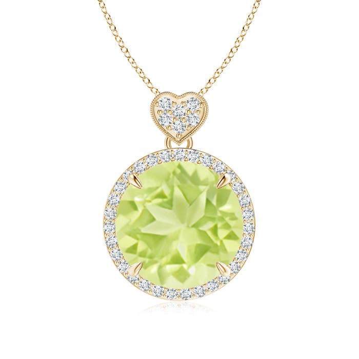 A - Peridot / 5.8 CT / 14 KT Yellow Gold