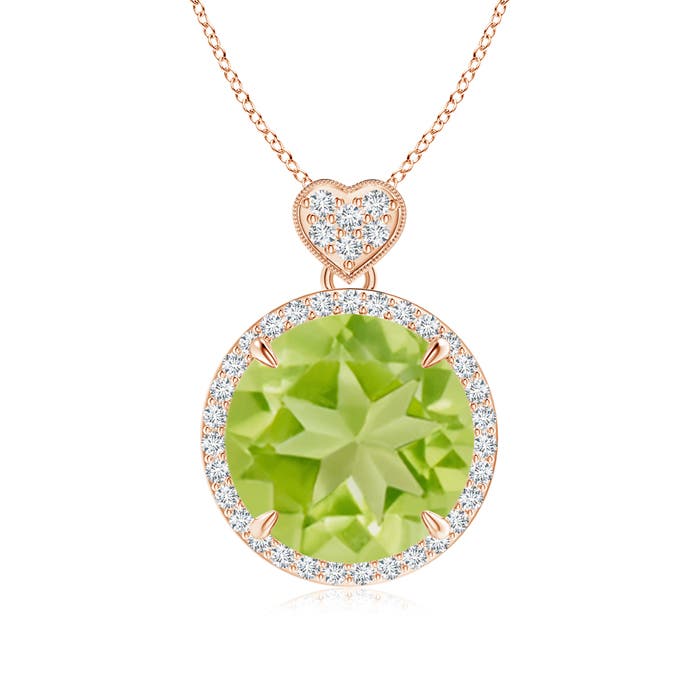 AA - Peridot / 5.8 CT / 14 KT Rose Gold