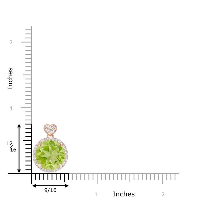 AA - Peridot / 5.8 CT / 14 KT Rose Gold