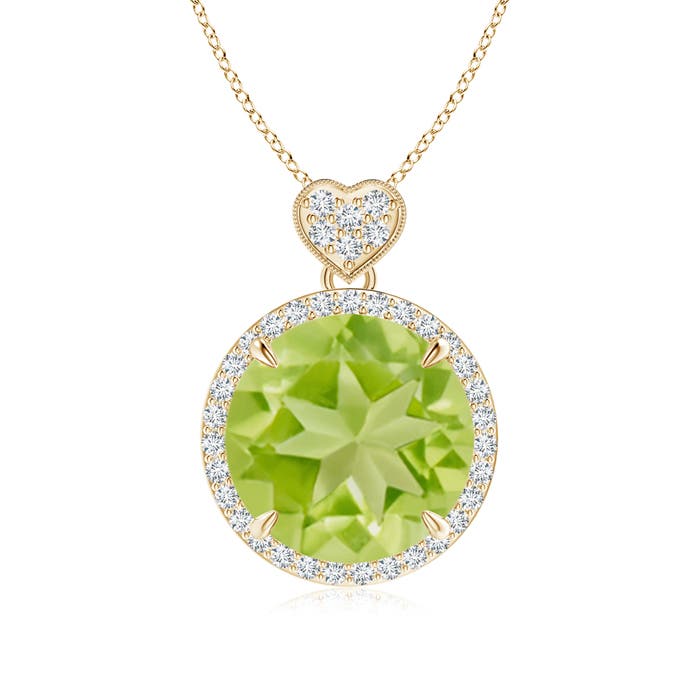 AA - Peridot / 5.8 CT / 14 KT Yellow Gold