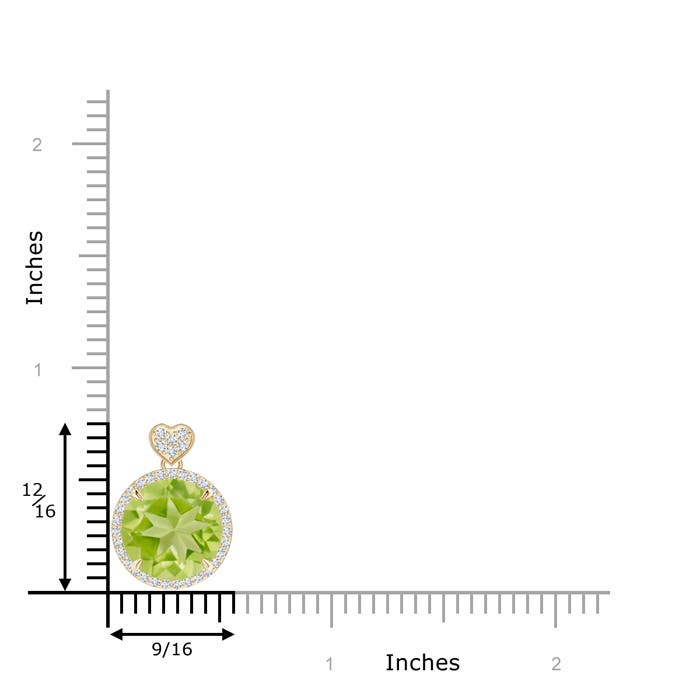 AA - Peridot / 5.8 CT / 14 KT Yellow Gold