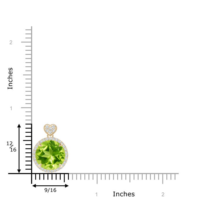 AAA - Peridot / 5.8 CT / 14 KT Yellow Gold