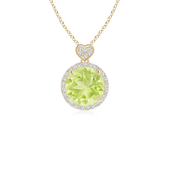 A - Peridot / 2.16 CT / 14 KT Yellow Gold