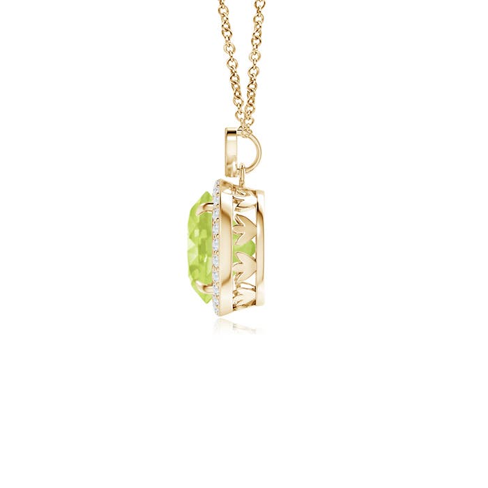 A - Peridot / 2.16 CT / 14 KT Yellow Gold