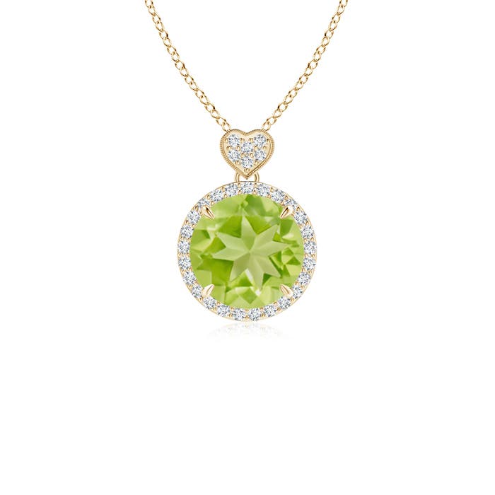 AA - Peridot / 2.16 CT / 14 KT Yellow Gold