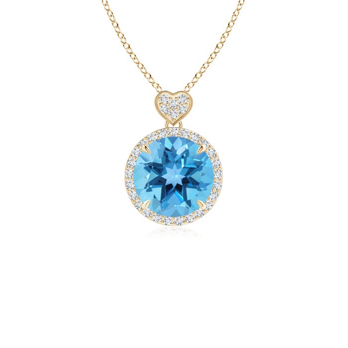 AA - Swiss Blue Topaz / 2.51 CT / 14 KT Yellow Gold