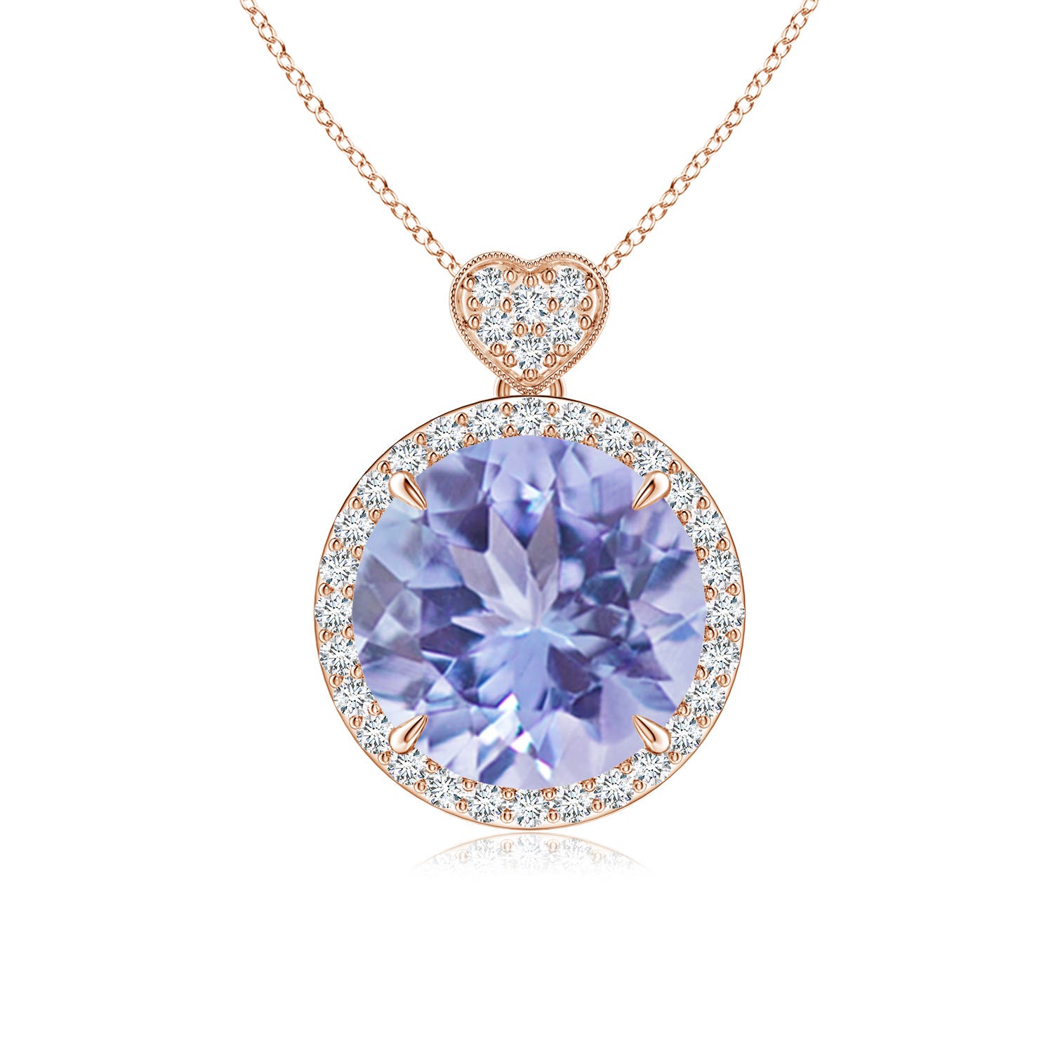 A - Tanzanite / 3.7 CT / 14 KT Rose Gold