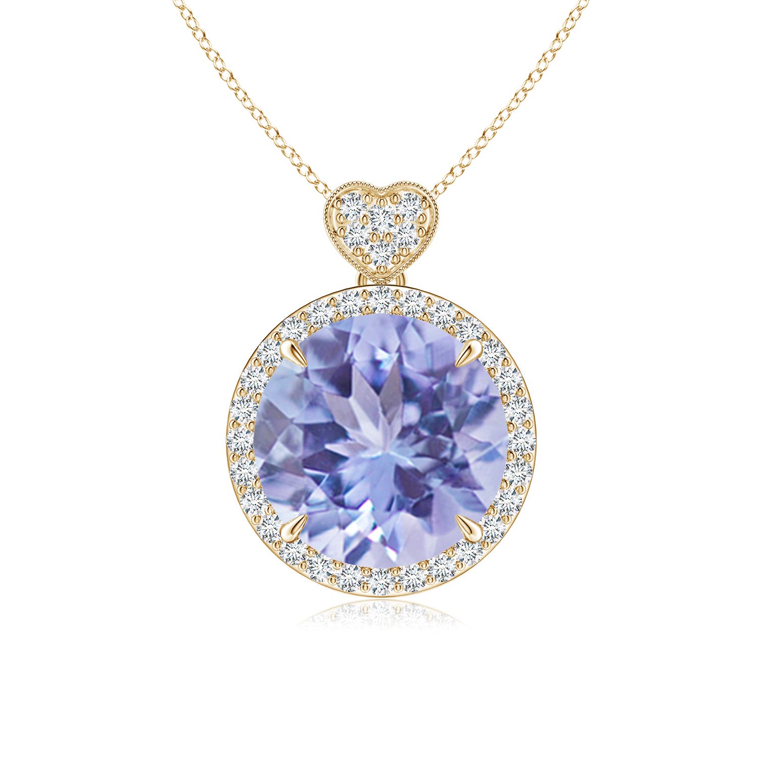 A - Tanzanite / 3.7 CT / 14 KT Yellow Gold