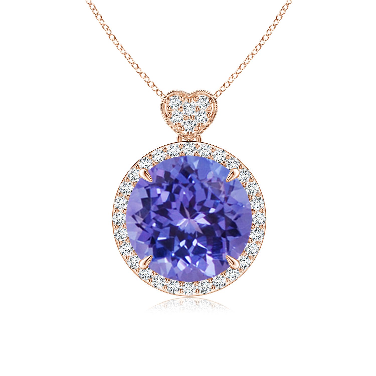 AA - Tanzanite / 3.7 CT / 14 KT Rose Gold