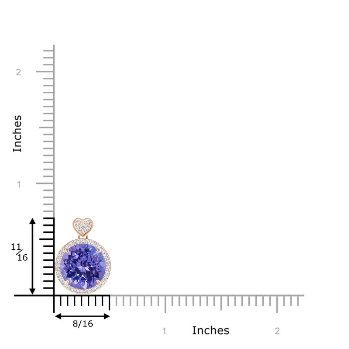 AA - Tanzanite / 3.7 CT / 14 KT Rose Gold