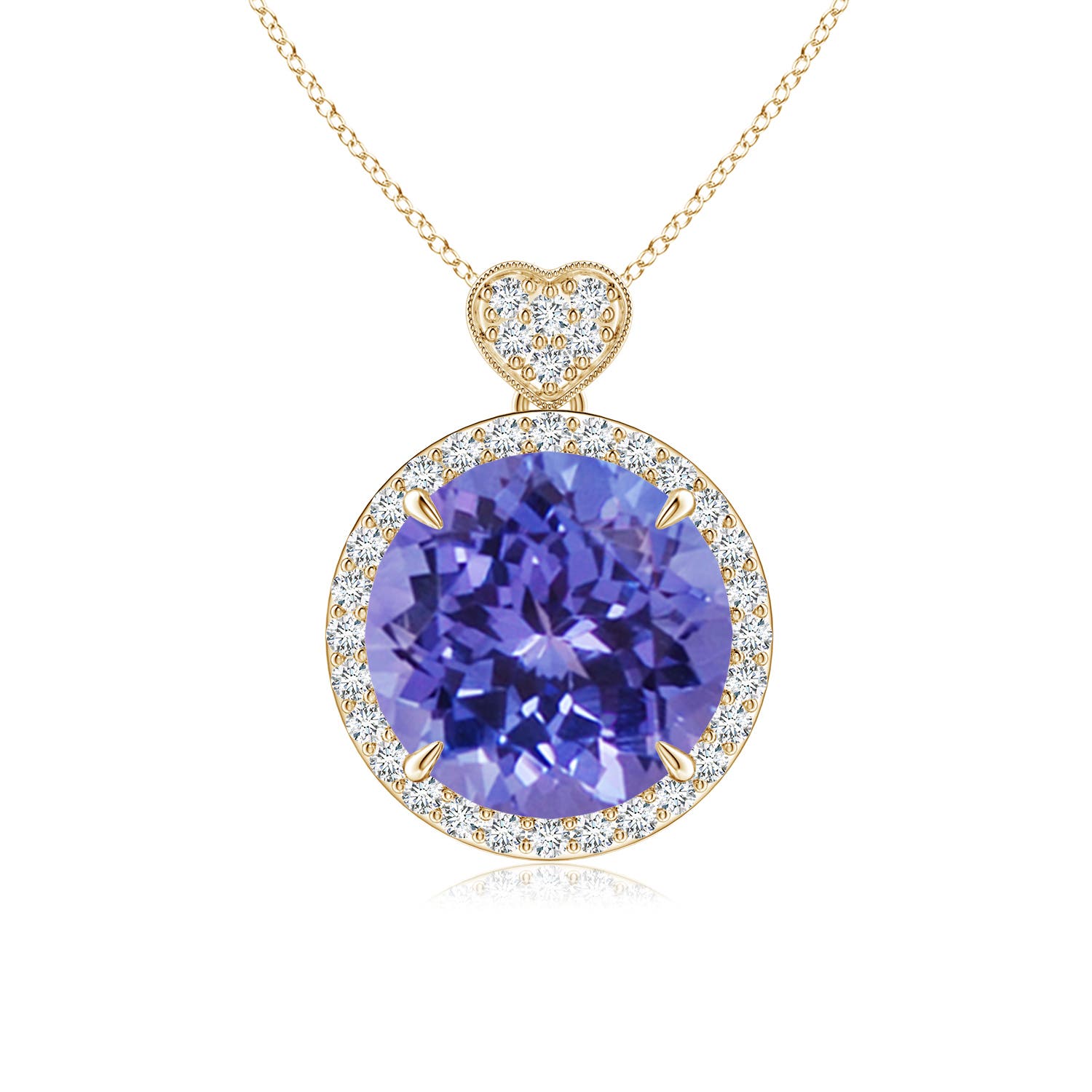 AA - Tanzanite / 3.7 CT / 14 KT Yellow Gold