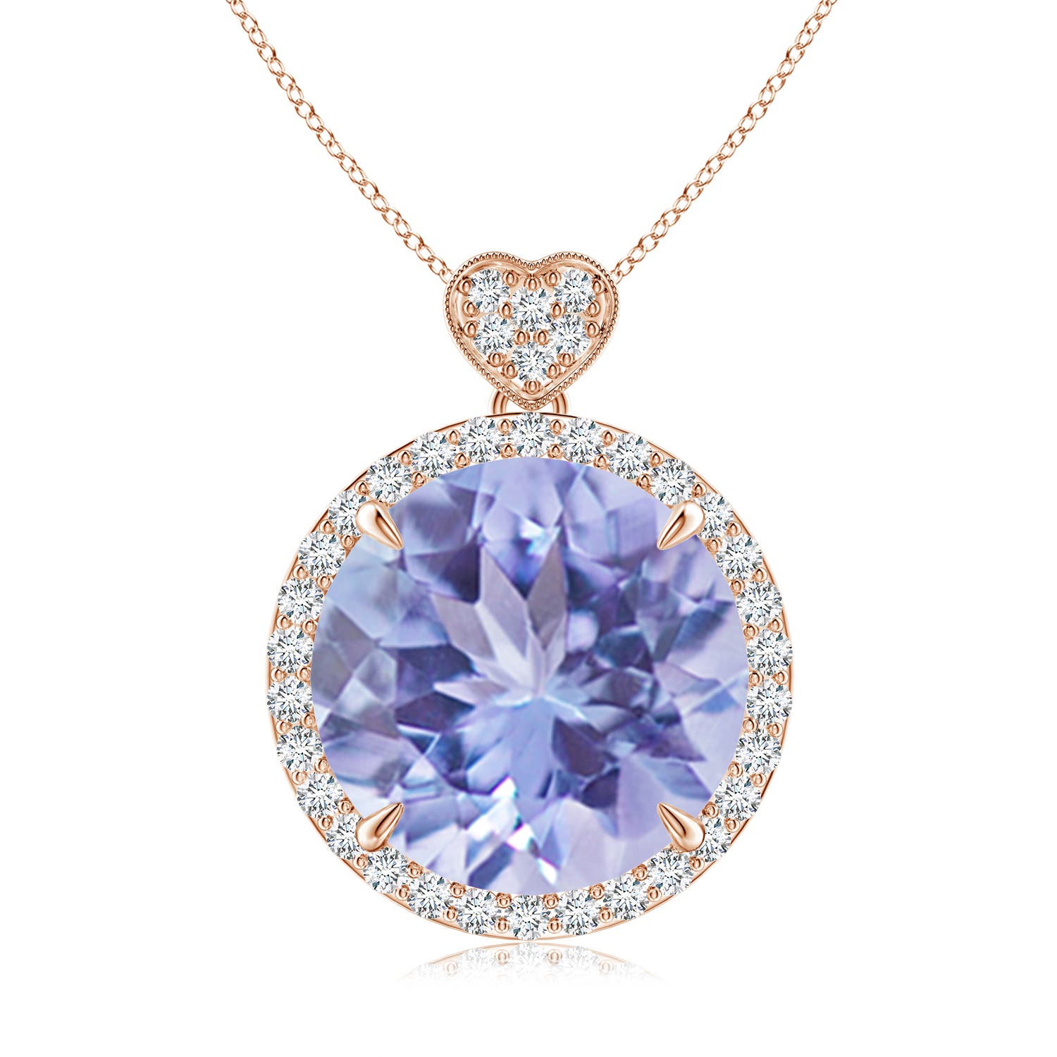 A - Tanzanite / 7.55 CT / 14 KT Rose Gold