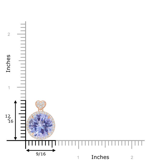 A - Tanzanite / 7.55 CT / 14 KT Rose Gold