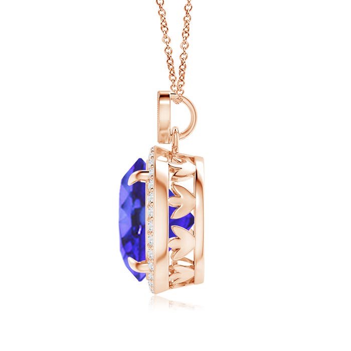 AA - Tanzanite / 7.55 CT / 14 KT Rose Gold