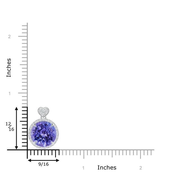 AA - Tanzanite / 7.55 CT / 14 KT White Gold