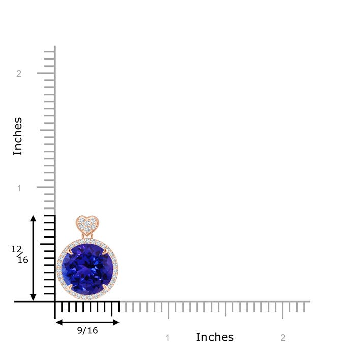 AAAA - Tanzanite / 7.55 CT / 14 KT Rose Gold