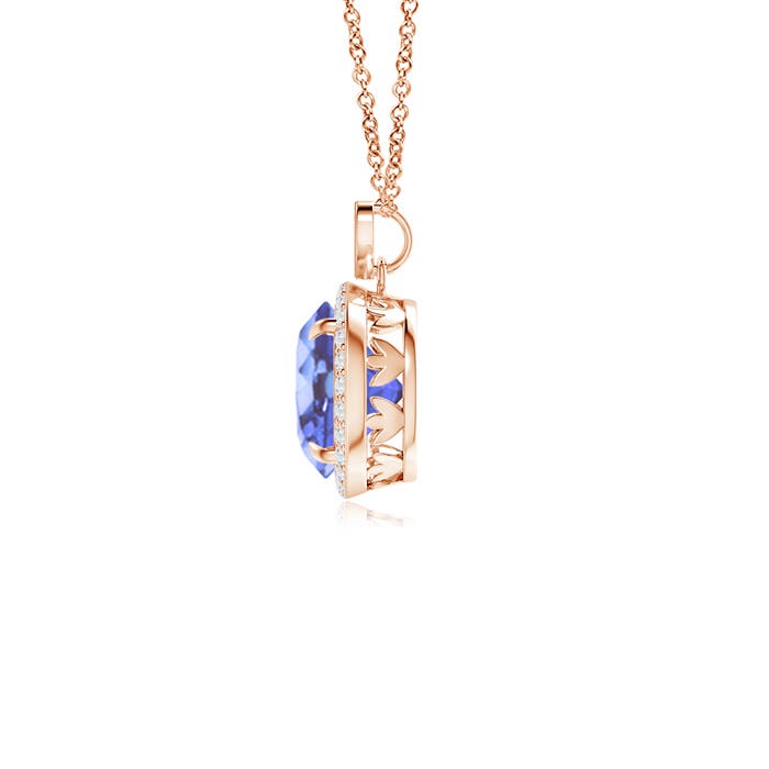 A - Tanzanite / 1.96 CT / 14 KT Rose Gold