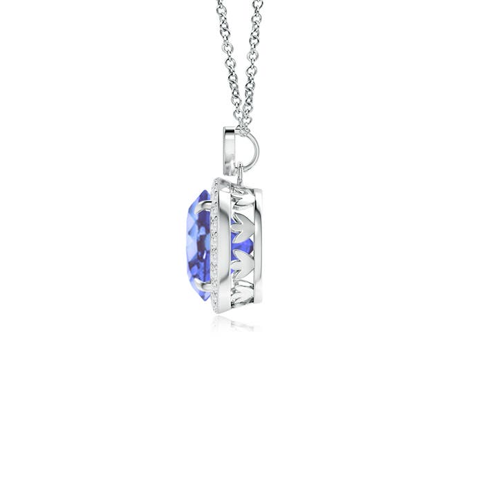 A - Tanzanite / 1.96 CT / 14 KT White Gold