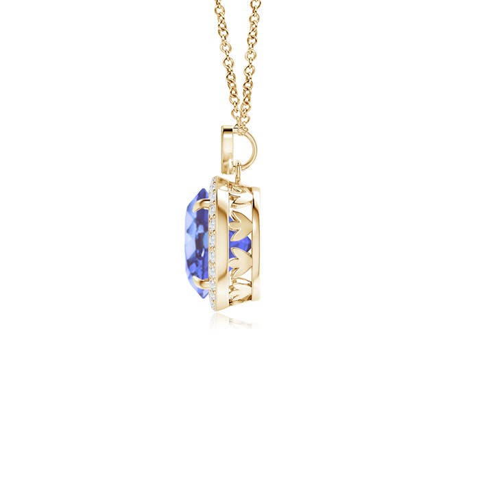 A - Tanzanite / 1.96 CT / 14 KT Yellow Gold