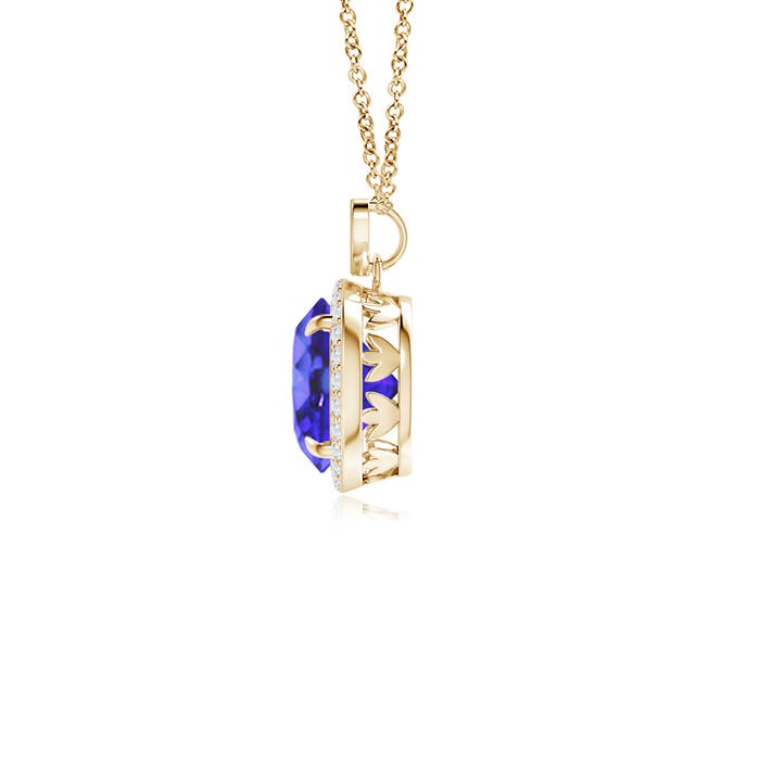 AA - Tanzanite / 1.96 CT / 14 KT Yellow Gold