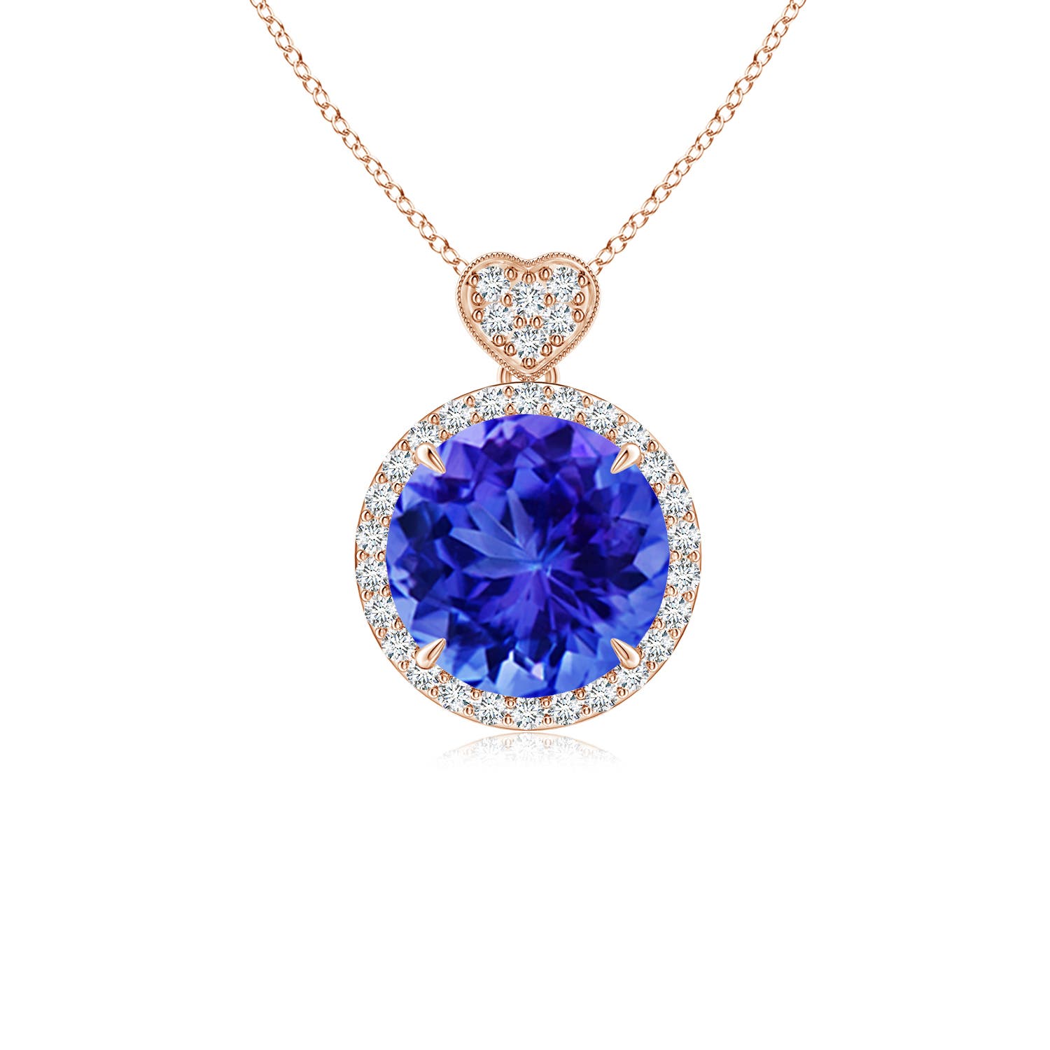 AAA - Tanzanite / 1.96 CT / 14 KT Rose Gold