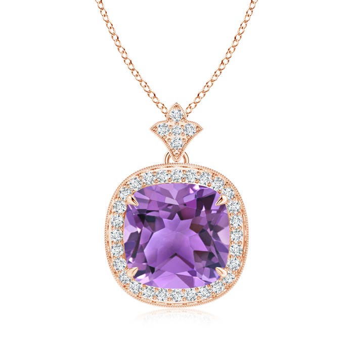 AA - Amethyst / 3.92 CT / 14 KT Rose Gold