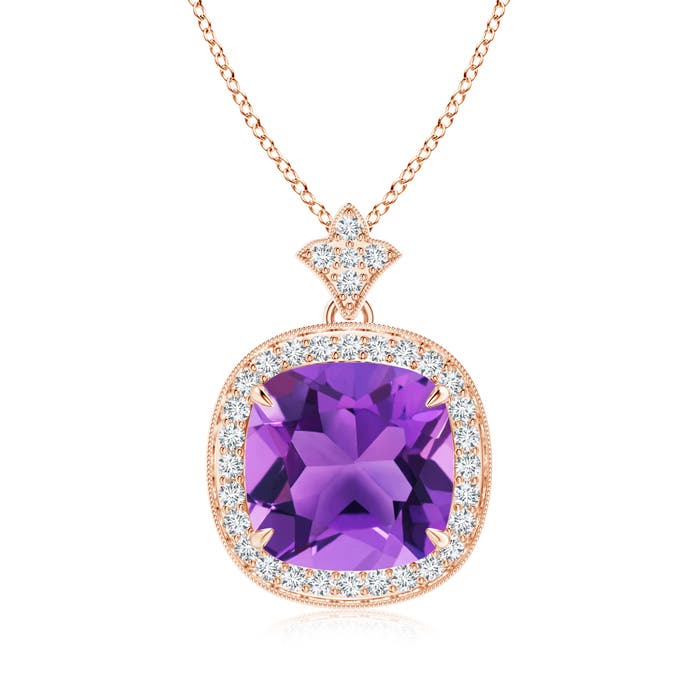 AAA - Amethyst / 3.92 CT / 14 KT Rose Gold