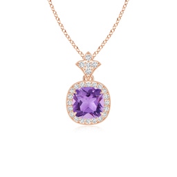 Cushion Amethyst Vintage Inspired Necklaces & Pendants