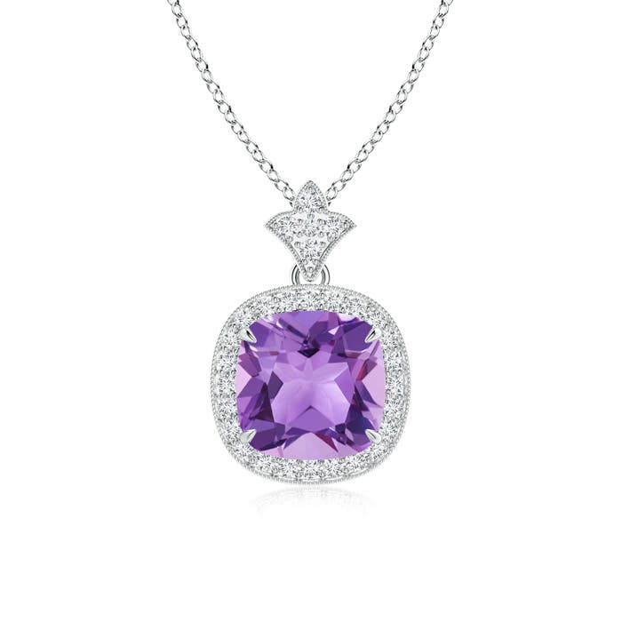 A - Amethyst / 2.38 CT / 14 KT White Gold