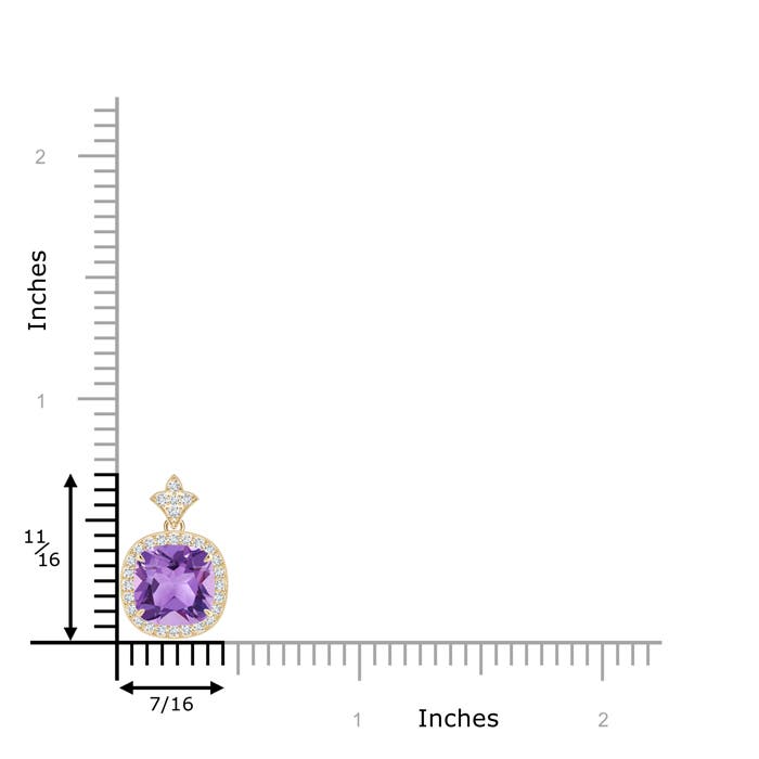 A - Amethyst / 2.38 CT / 14 KT Yellow Gold