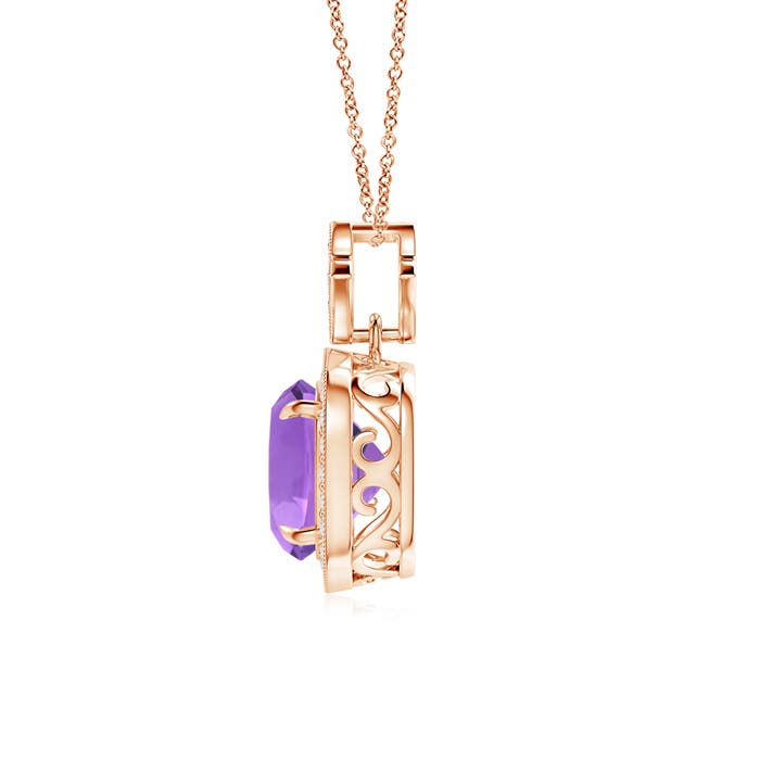 AA - Amethyst / 2.38 CT / 14 KT Rose Gold