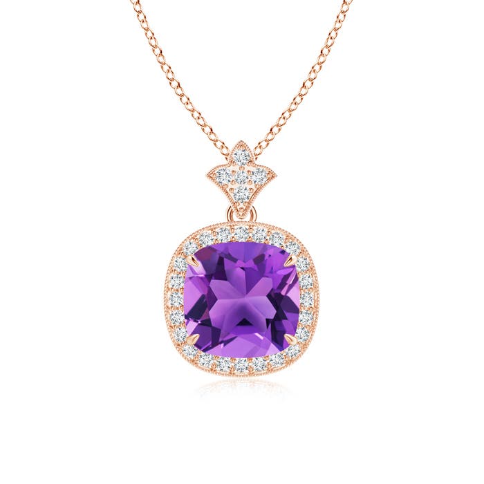 AAA - Amethyst / 2.38 CT / 14 KT Rose Gold