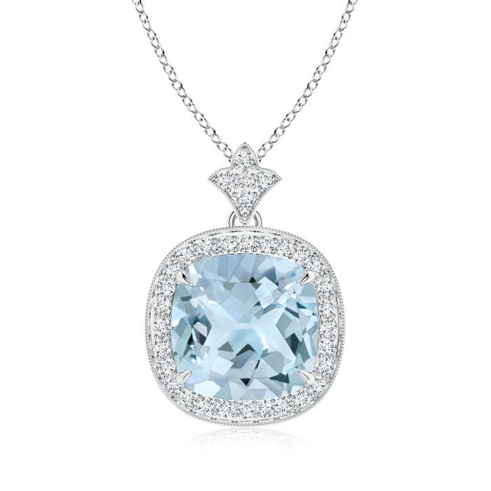 AA - Aquamarine / 3.77 CT / 14 KT White Gold