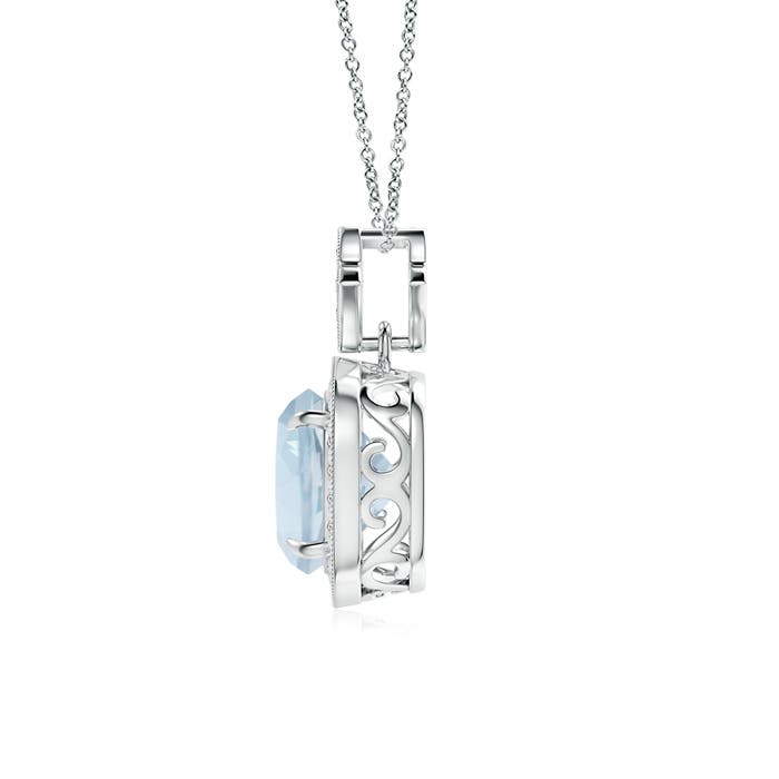 A - Aquamarine / 2.13 CT / 14 KT White Gold