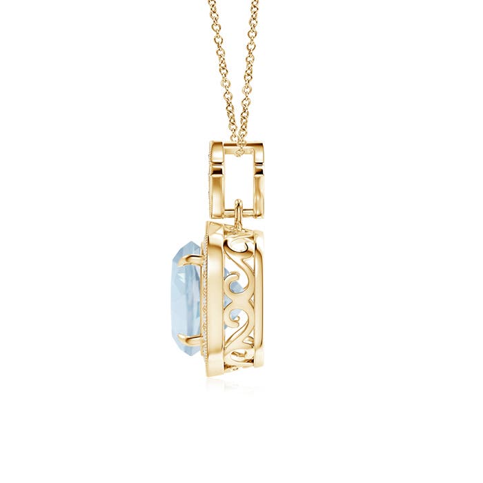 A - Aquamarine / 2.13 CT / 14 KT Yellow Gold