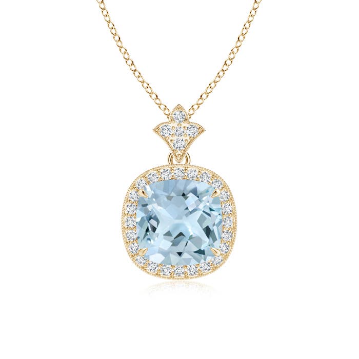 AA - Aquamarine / 2.13 CT / 14 KT Yellow Gold