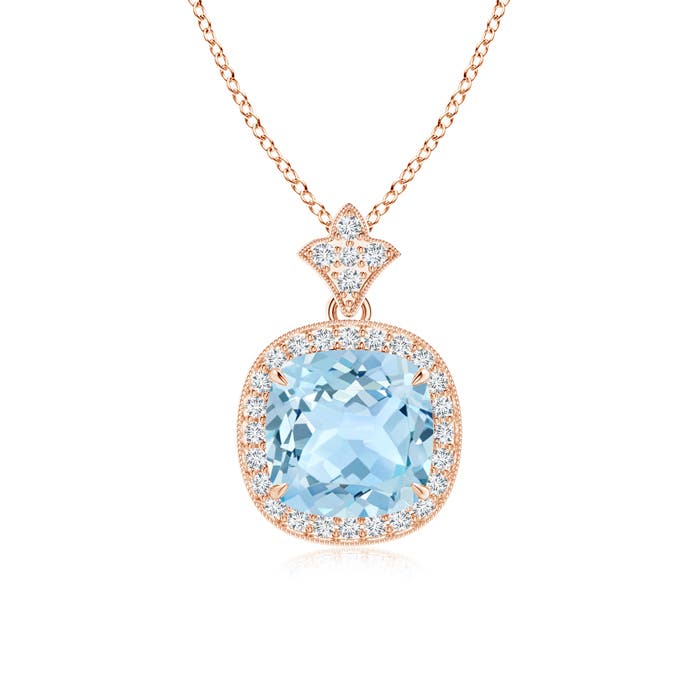 AAA - Aquamarine / 2.13 CT / 14 KT Rose Gold