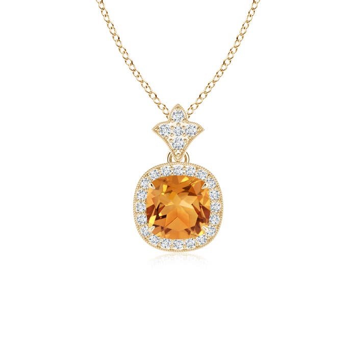 AA - Citrine / 1.03 CT / 14 KT Yellow Gold