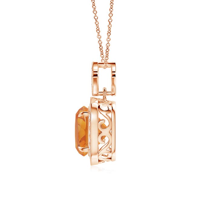 AA - Citrine / 2.08 CT / 14 KT Rose Gold