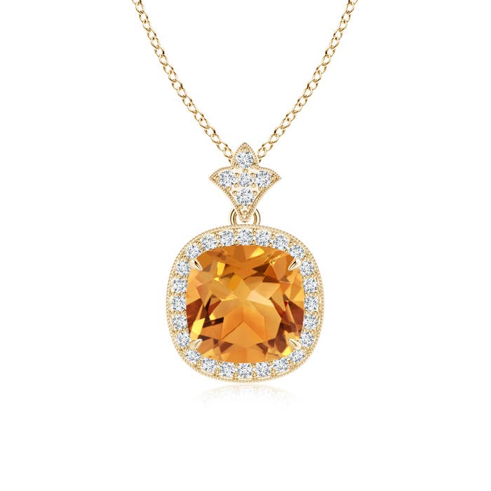 AA - Citrine / 2.08 CT / 14 KT Yellow Gold