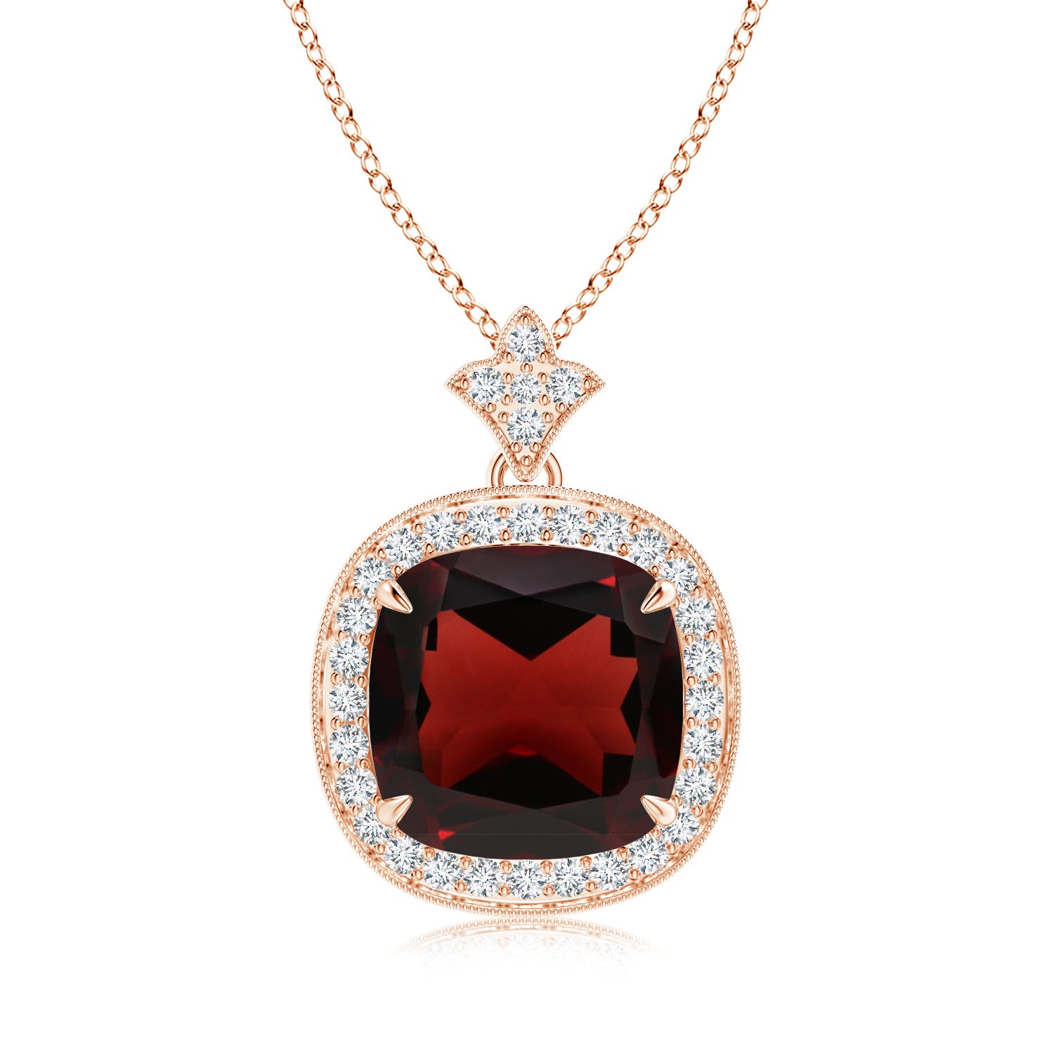 AA - Garnet / 4.47 CT / 14 KT Rose Gold