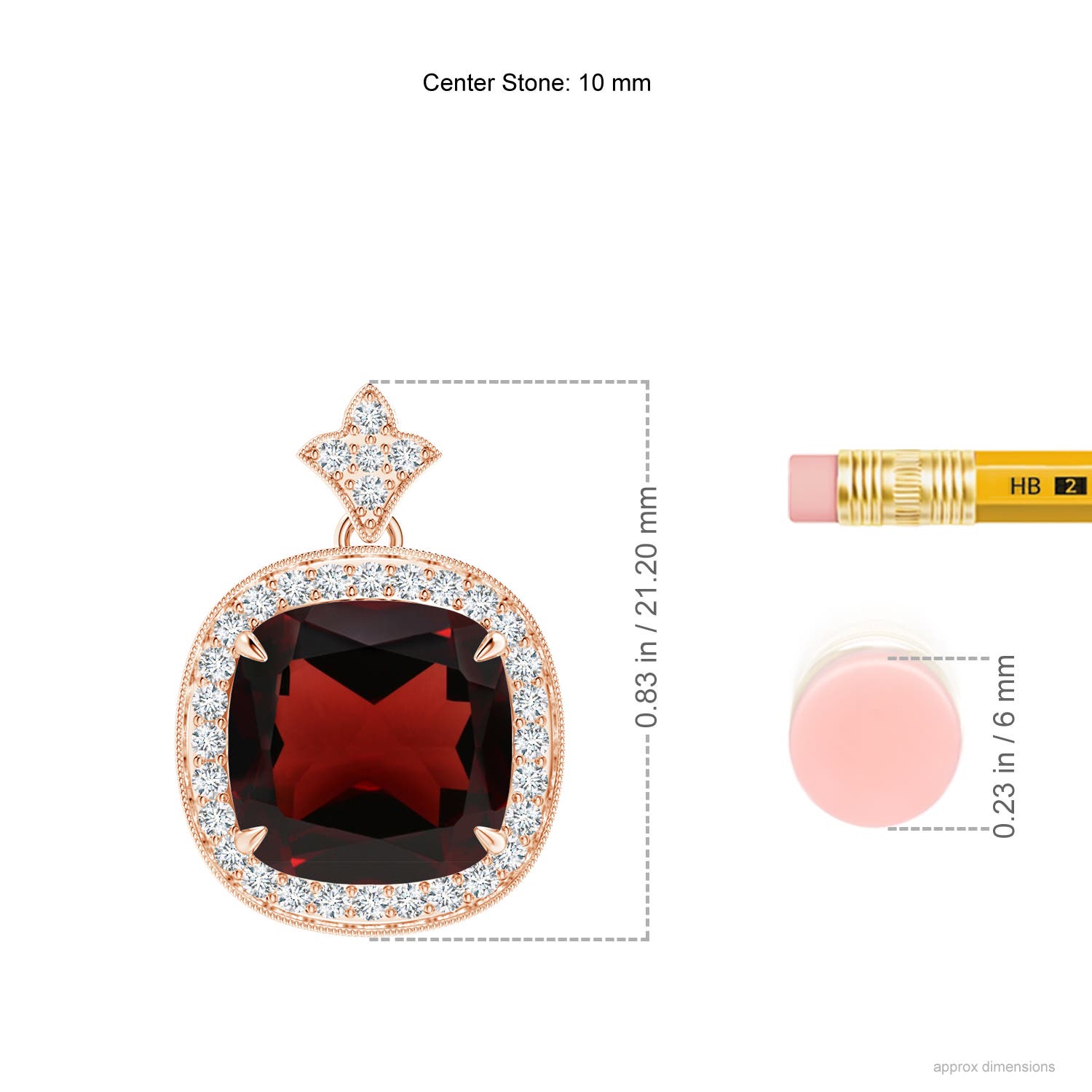 AA - Garnet / 4.47 CT / 14 KT Rose Gold