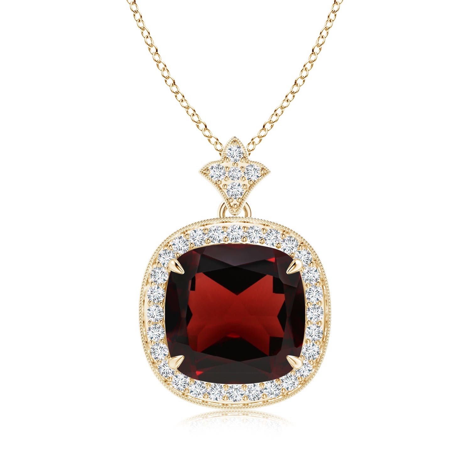 AA - Garnet / 4.47 CT / 14 KT Yellow Gold